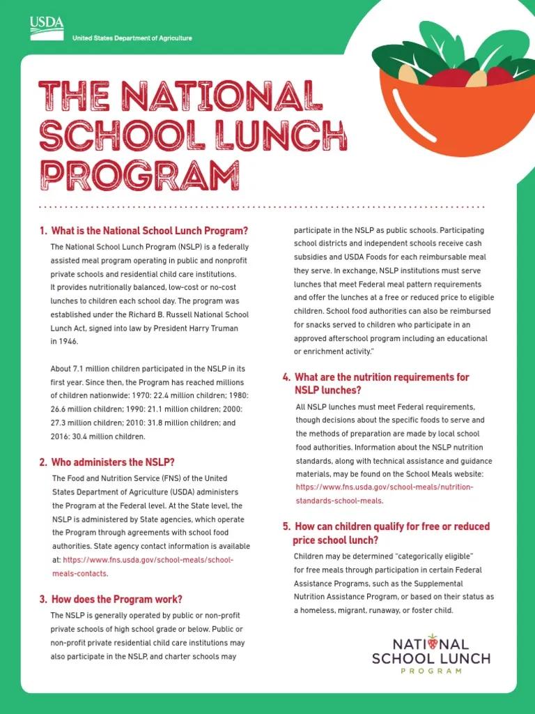 National School Lunch Program
